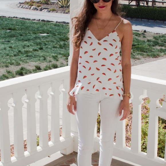 COOPER & ELLA Watermelon Printed Cami Top - Picture 9 of 13